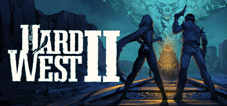 Hard West 2 key art with desperados on horseback