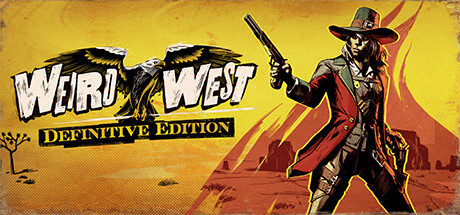 Weird West Steam key art showing gunslingers in red desert
